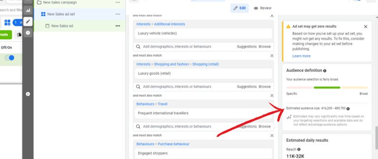 how to target rich audience on Facebook