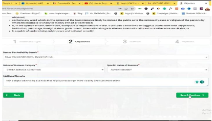 business registration