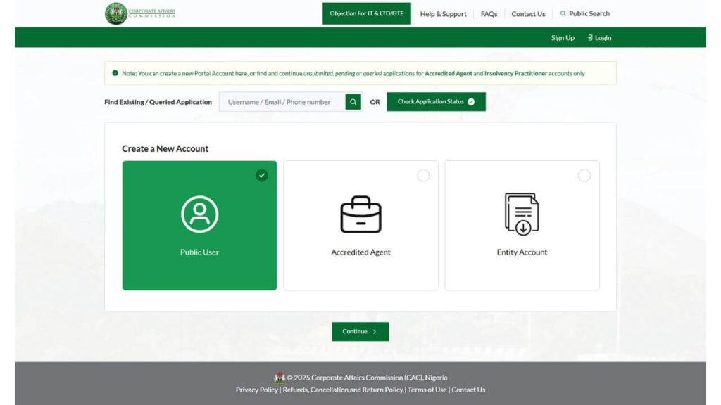 Reserve a Business Name on CAC